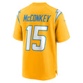 Ndoa LA.Chargers #15 Ladd McConkey Player Gold Game Stitched Jerseys