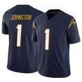 Ndoa LA.Chargers #1 Quentin Johnston Player Navy Limited Vapor F.U.S.E. Home Game Stitched Jerseys