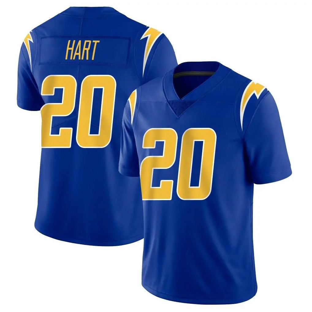 Ndoa LA.Chargers #20 Cam Hart Player Royal Limited Vapor Home Game Stitched Jerseys