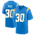 Ndoa LA.Chargers #30 Alec Ingold Player Blue Home Game Stitched Jerseys