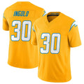 Ndoa LA.Chargers #30 Alec Ingold Player Gold Limited Vapor F.U.S.E. Home Game Stitched Jerseys