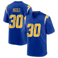 Ndoa LA.Chargers #30 Alec Ingold Player Royal Home Game Stitched Jerseys
