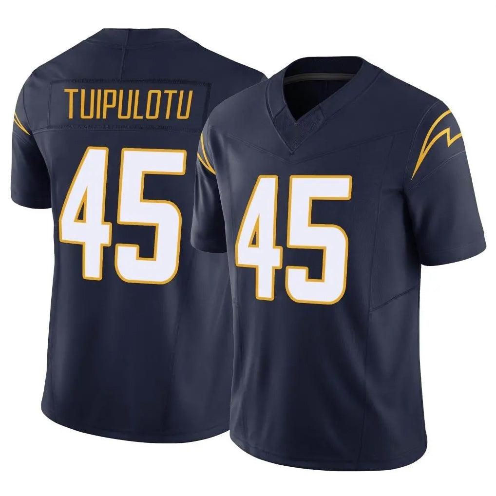 Ndoa LA.Chargers #45 Tuli Tuipulotu Player Navy Limited Vapor F.U.S.E. Home Game Stitched Jerseys