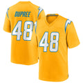 Ndoa LA.Chargers #48 Bud Dupree Player Gold Home Game Stitched Jerseys