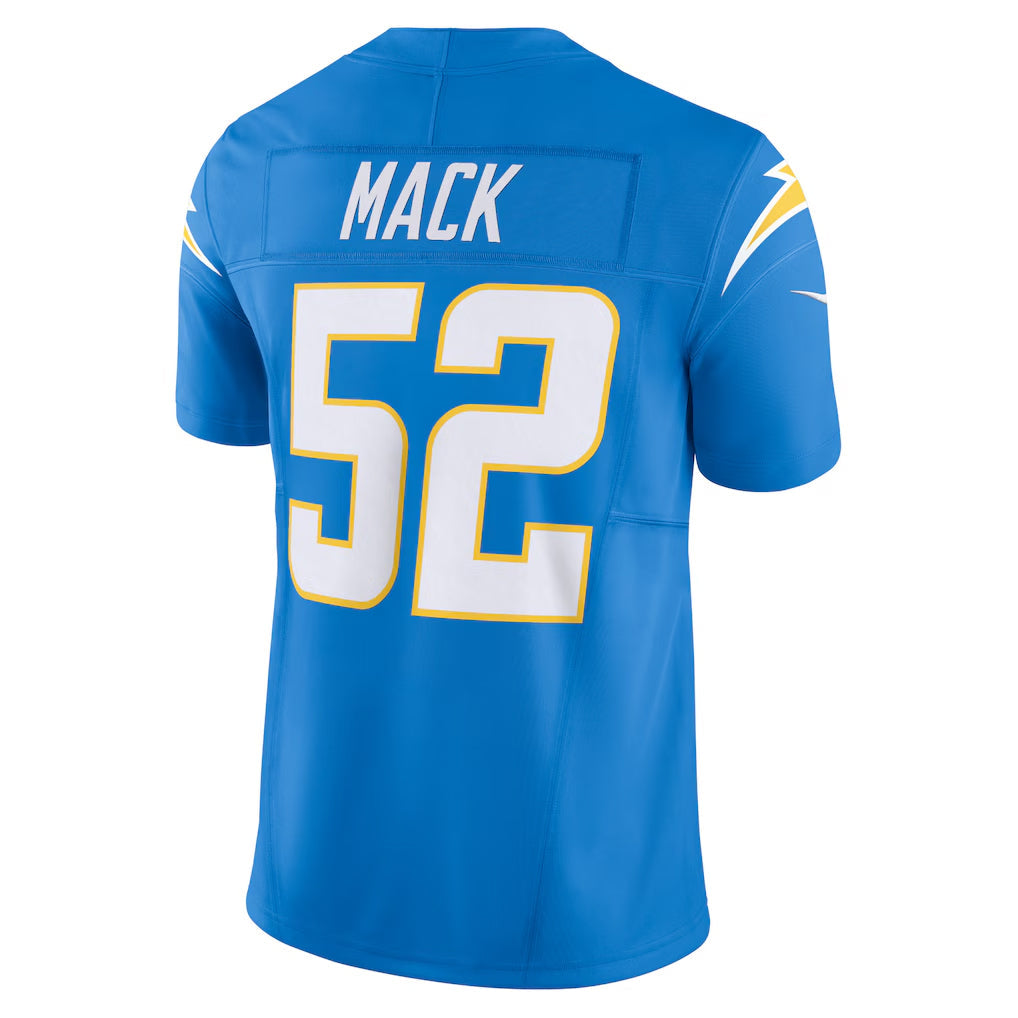 Ndoa LA.Chargers #52 Khalil Mack Player Powder Blue Vapor F.U.S.E. Limited Stitched Jerseys