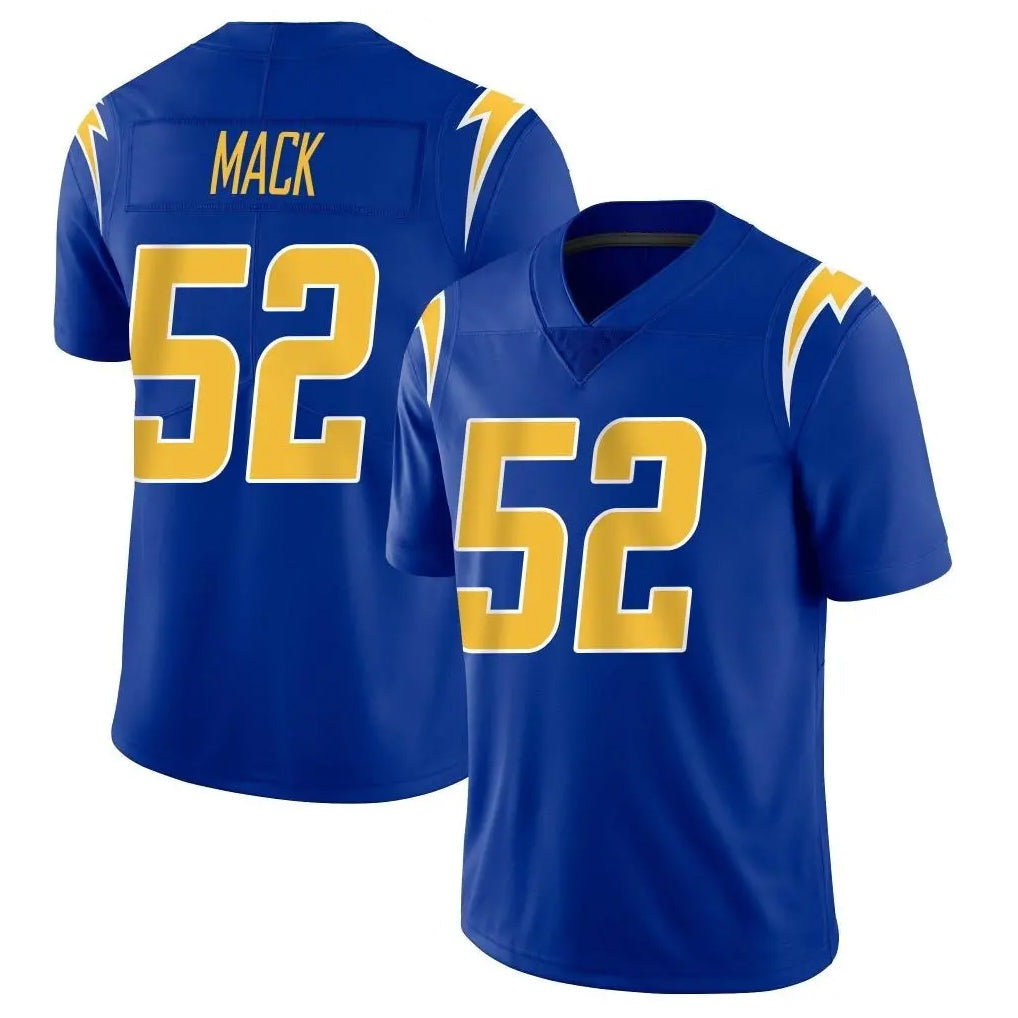 Ndoa LA.Chargers #52 Khalil Mack Player Royal Limited Vapor Home Game Stitched Jerseys