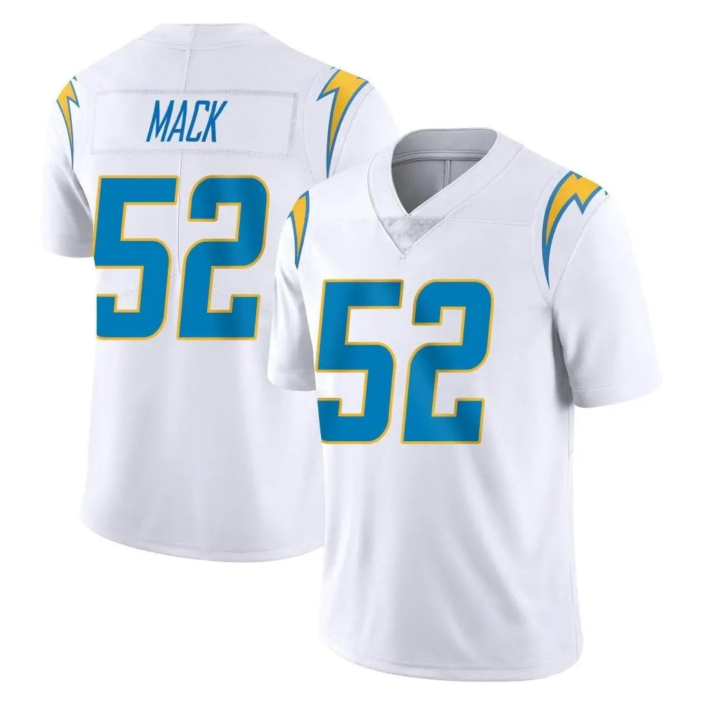 Ndoa LA.Chargers #52 Khalil Mack Player White Limited Vapor Untouchable Home Game Stitched Jerseys
