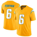 Ndoa LA.Chargers #6 Denzel Perryman Player Gold Limited Vapor F.U.S.E. Home Game Stitched Jerseys