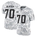 Ndoa LA.Chargers #70 Rashawn Slater Player Arctic Camo Salute To Service Limited Game Stitched Jerseys