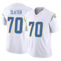 Ndoa LA.Chargers #70 Rashawn Slater Player White Limited Vapor F.U.S.E. Home Game Stitched Jerseys
