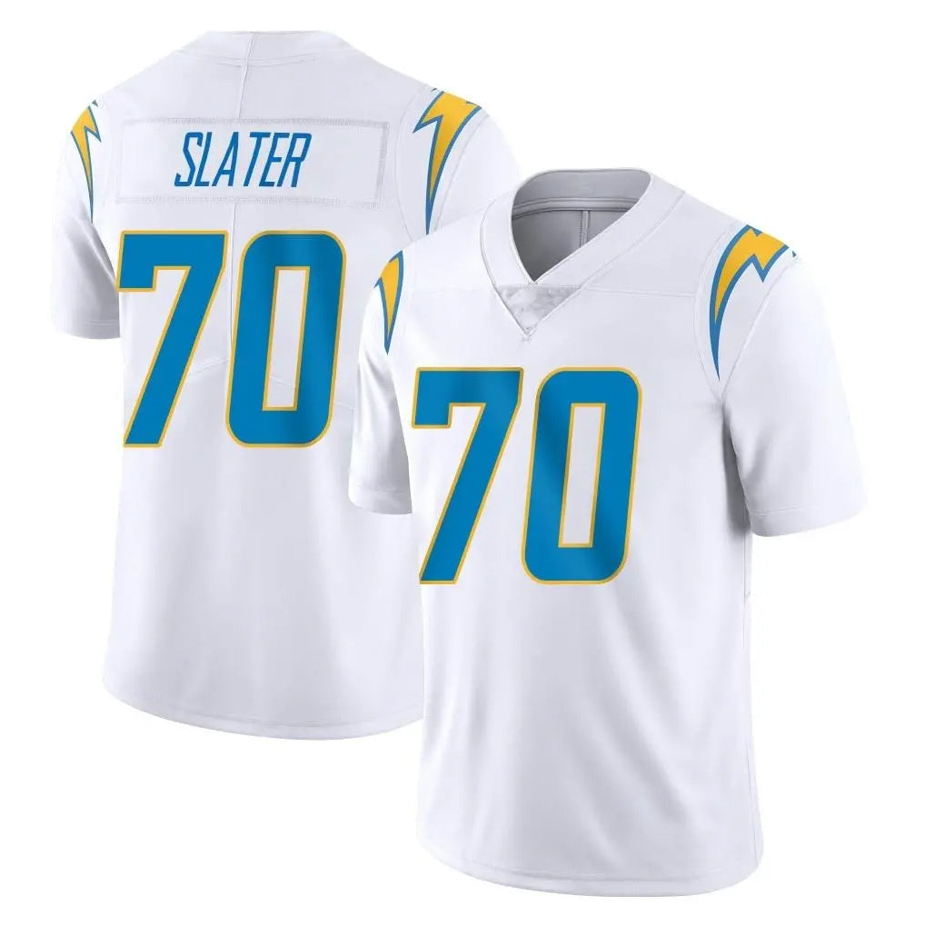 Ndoa LA.Chargers #70 Rashawn Slater Player White Limited Vapor Untouchable Home Game Stitched Jerseys