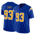 Ndoa LA.Chargers #93 Teair Tart Player Royal Limited Vapor F.U.S.E. Home Game Stitched Jerseys