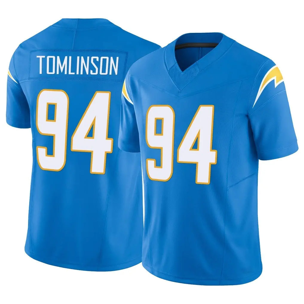 Ndoa LA.Chargers #94 Dalvin Tomlinson Player Blue Limited Vapor F.U.S.E. Home Game Stitched Jerseys