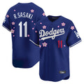 Ndoa LA.Dodgers #11 Roki Sasaki Player Royal Tokyo Series Vapor Premier Limited Stitched Jerseys