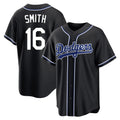 Ndoa LA.Dodgers #16 Will Smith Player Black Carbon Limited Home Stitched Jerseys