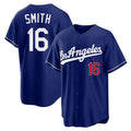 Ndoa LA.Dodgers #16 Will Smith Player Royal Game Home Stitched Jerseys