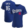 Ndoa LA.Dodgers #16 Will Smith Player Royal Limited Elite Home Stitched Jerseys