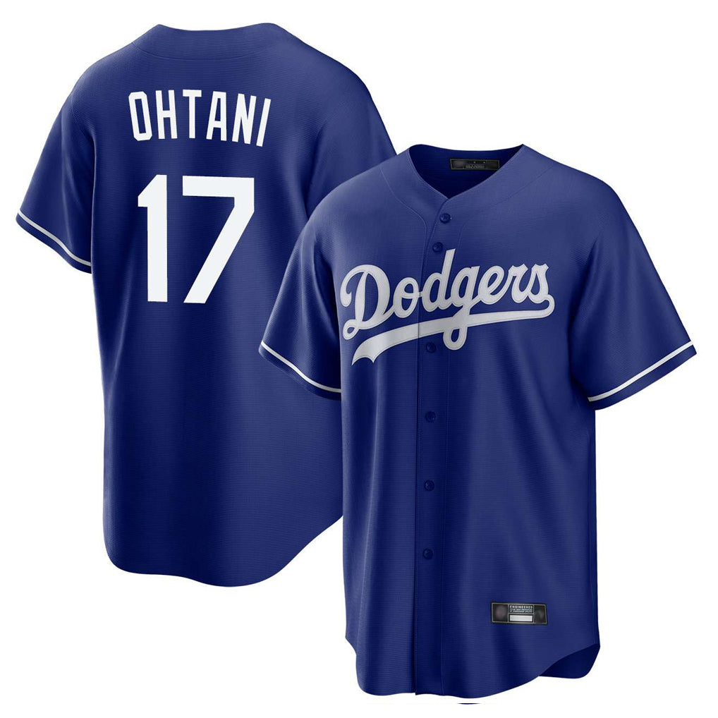 Ndoa LA.Dodgers #17 Shohei Ohtani Player Royal Home Game Stitched Jerseys