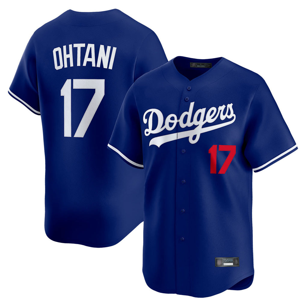 Ndoa LA.Dodgers #17 Shohei Ohtani Player Royal Limited Home Stitched Jerseys