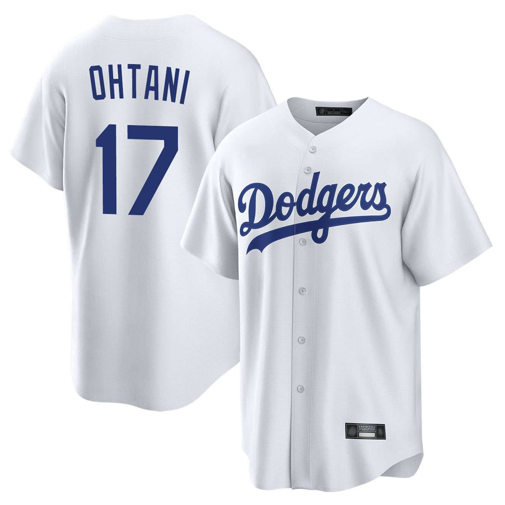 Ndoa LA.Dodgers #17 Shohei Ohtani Player White Game Home Stitched Jerseys