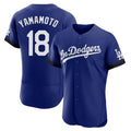 Ndoa LA.Dodgers #18 Yoshinobu Yamamoto Player Royal City Connect Elite Home Stitched Jerseys