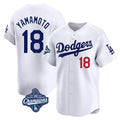Ndoa LA.Dodgers #18 Yoshinobu Yamamoto Player White-Royal Tokyo Series Vapor Premier Limited Stitched Jerseys