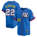Ndoa LA.Dodgers #22 Clayton Kershaw Player Blue All-Star Limited Home Stitched Jerseys