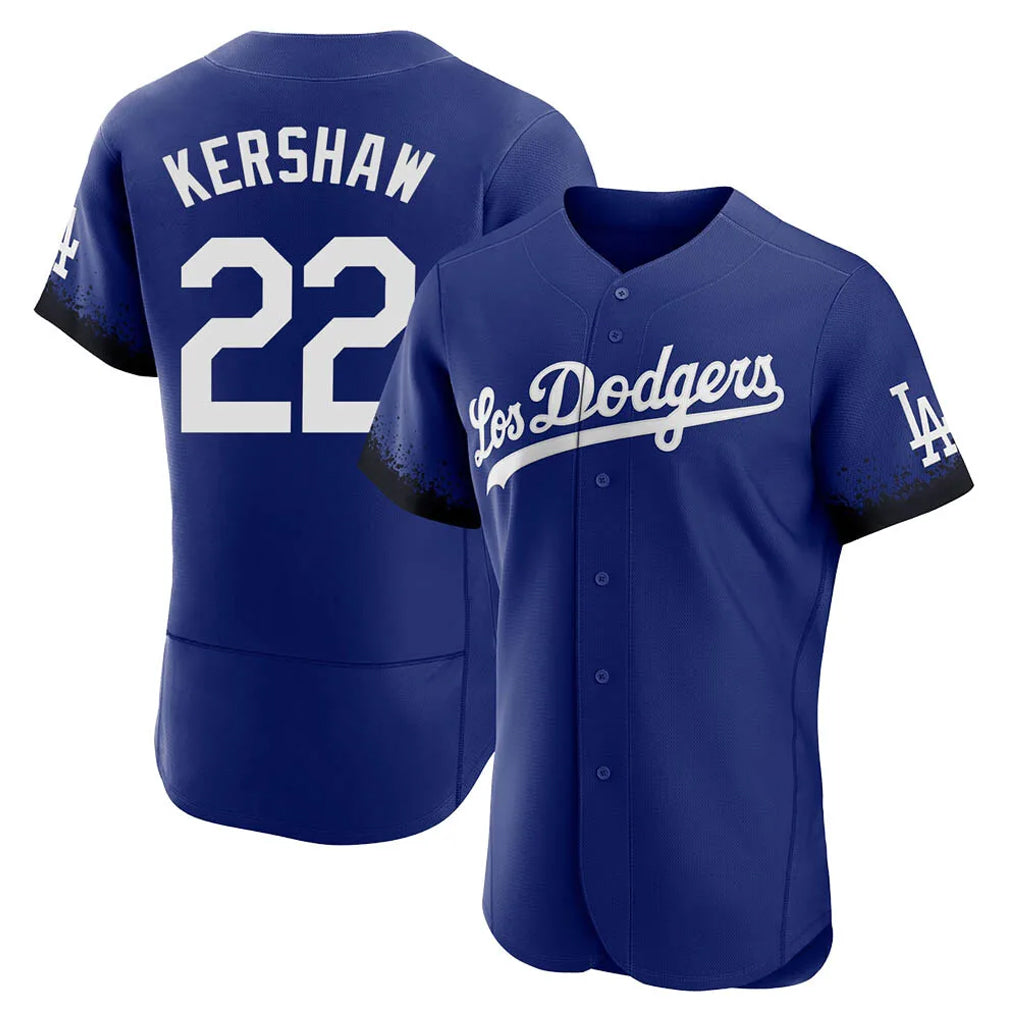 Ndoa LA.Dodgers #22 Clayton Kershaw Player Royal City Connect Elite Home Stitched Jerseys