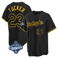 Ndoa LA.Dodgers #23 Kyle Tucker Player Black Gold World Series Meet Limited Home Stitched Jerseys