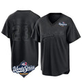 Ndoa LA.Dodgers #23 Kyle Tucker Player Black World Series Pitch Fashion T-shirt Stitched Jerseys
