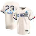 Ndoa LA.Dodgers #23 Kyle Tucker Player Cream City Connect Limited Home Stitched Jerseys