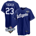 Ndoa LA.Dodgers #23 Kyle Tucker Player Royal World Series Game Stitched Jerseys