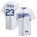 Ndoa LA.Dodgers #23 Kyle Tucker Player White Game Home Stitched Jerseys