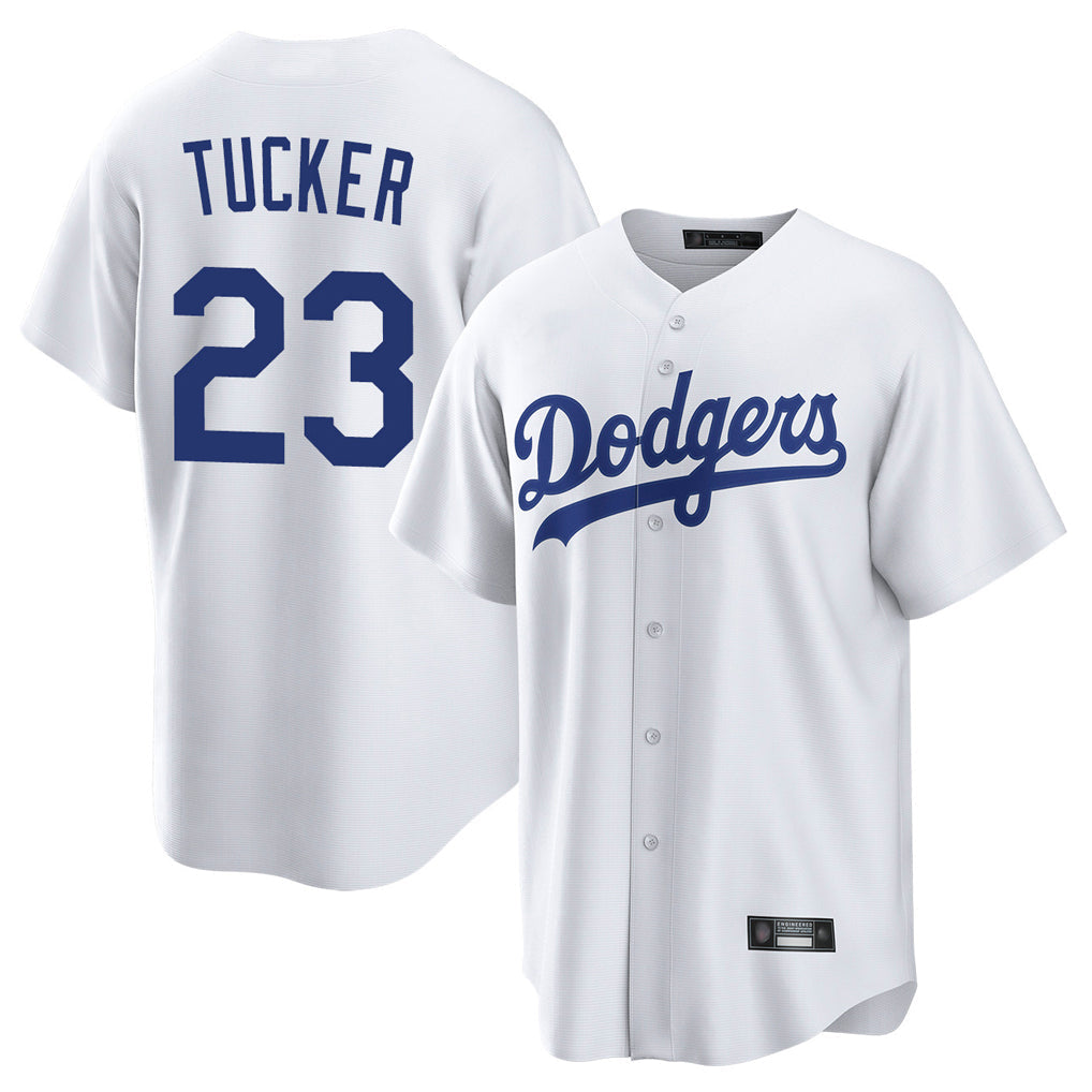 Ndoa LA.Dodgers #23 Kyle Tucker Player White Game Home Stitched Jerseys