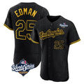 Ndoa LA.Dodgers #25 Tommy Edman Player Black World Series Snake Skin City Limited Elite Home Stitched Jerseys