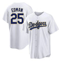 Ndoa LA.Dodgers #25 Tommy Edman Player Gold White 2026 Collection Stadium Game Stitched Jerseys