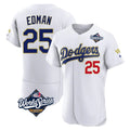 Ndoa LA.Dodgers #25 Tommy Edman Player Gold White World Series 2026 Collection Stadium Limited Elite Stitched Jerseys
