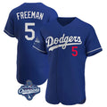Ndoa LA.Dodgers #5 Freddie Freeman Player Royal World Series Meet Limited Elite Home Stitched Jerseys
