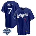 Ndoa LA.Dodgers #7 Blake Snell Player Royal Game World Series Meet Home Stitched Jerseys