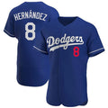Ndoa LA.Dodgers #8 Enrique Hern?¡ì?¨¦ndez Player Royal Limited Elite Home Stitched Jerseys