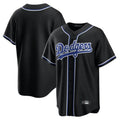 Ndoa LA.Dodgers Blank Player Black Carbon Limited Home Stitched Jerseys
