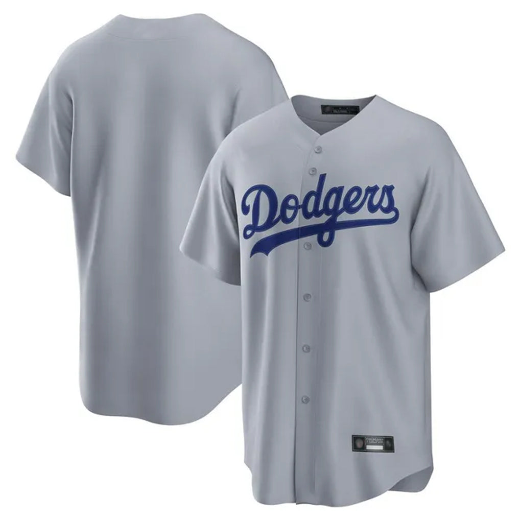 Ndoa LA.Dodgers Blank Player Gray Game Home Stitched Jerseys