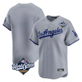 Ndoa LA.Dodgers Blank Player Gray Limited Game World Series Stitched Jerseys