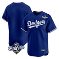 Ndoa LA.Dodgers Blank Player Royal Limited Home World Series Stitched Jerseys