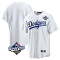 Ndoa LA.Dodgers Blank Player White Game Home World Series Stitched Jerseys