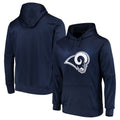 Ndoa LA.Rams Navy Pullover Hoodie Limited Game Blank Player Stitched Jerseys