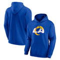 Ndoa LA.Rams Royal LOGO Pullover Hoodie Limited Game Blank Player Stitched Jerseys