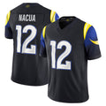 Ndoa LA.Rams #12 Puka Nacua Player Midnight Blue Rivalries Collection Vapor Limited Stitched Jerseys