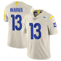 Ndoa LA.Rams #13 Kurt Warner Player Bone Limited Vapor Retired Stitched Jerseys