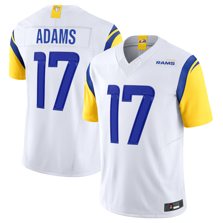 Ndoa LA.Rams #17 Davante Adams Player White F.U.S.E. Limited Stitched Jerseys